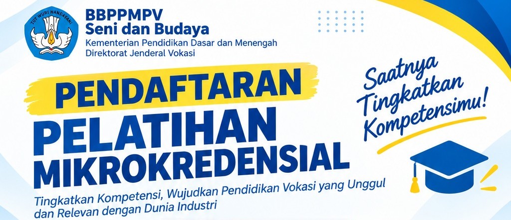 Pendaftaran: Program Kredensial Mikro SDM Pendidikan Kejuruan Tahun 2026